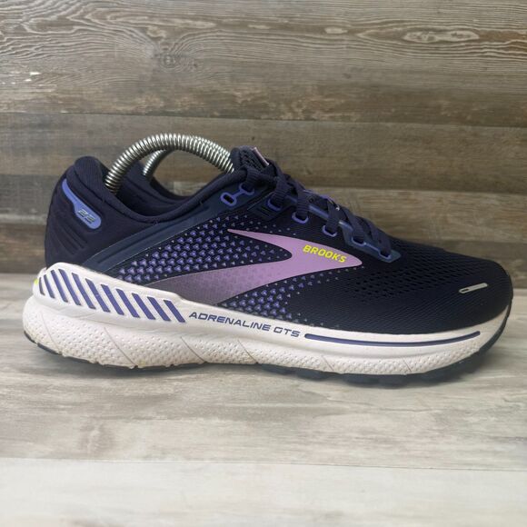 Brooks Shoes - Brooks Adrenaline GTS 22 Womens Size 10.5 Blue Running Shoes Sneakers 1203531B11